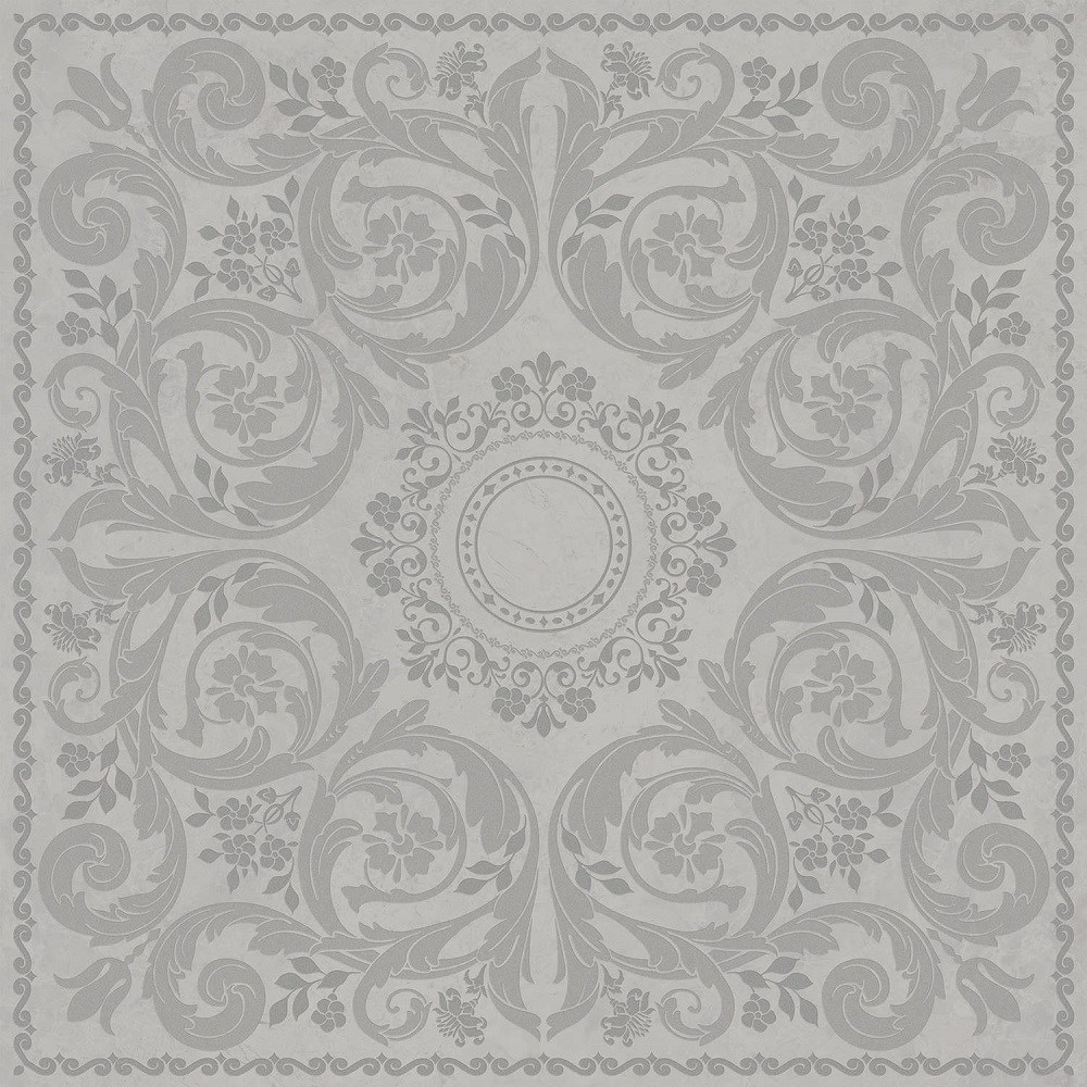 KERAMA MARAZZI HGD/B592/SG850290R Декор Риальто 2 серый матовый обрезной 80x80x0,9