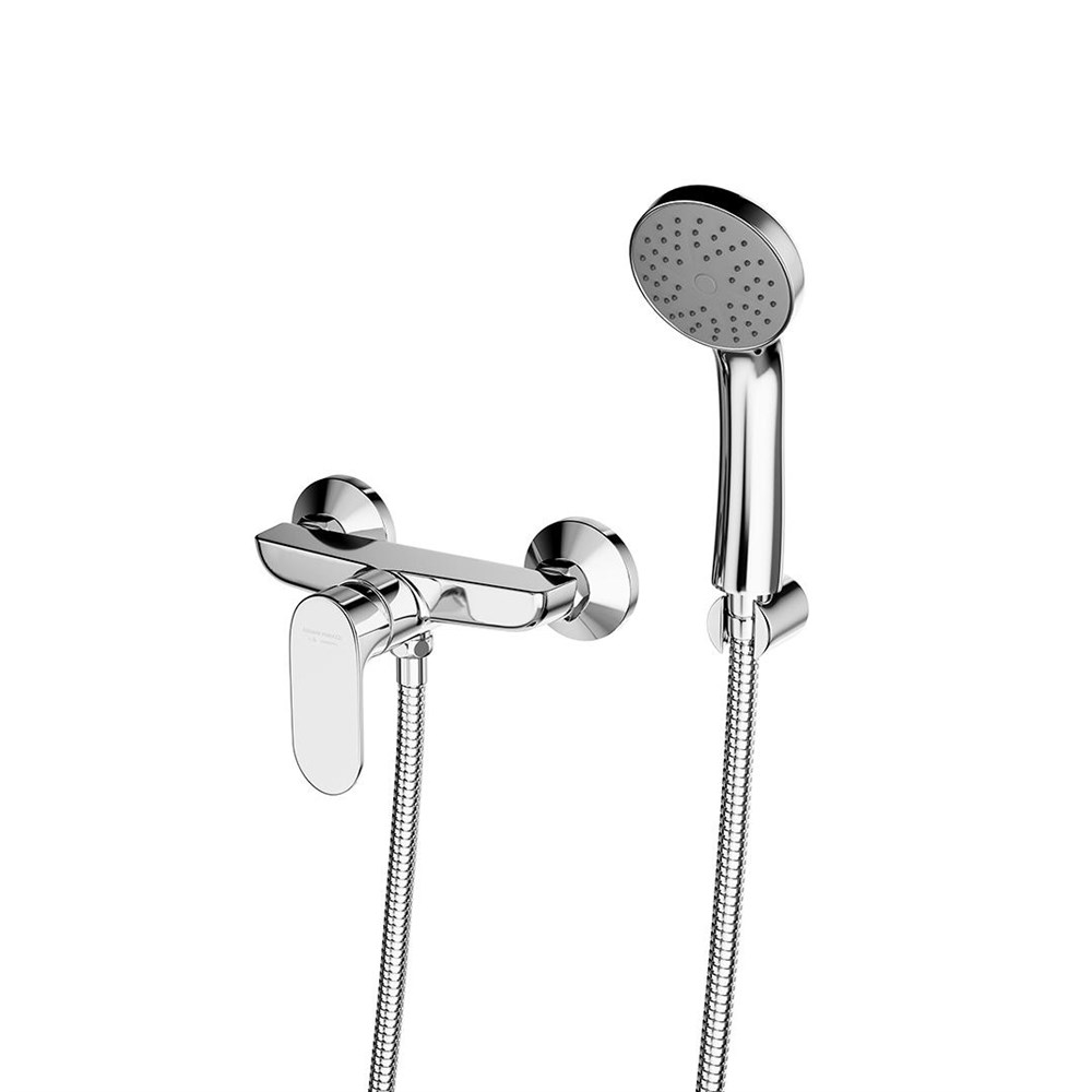 Смеситель для душа PIANO настенный без излива, хром глянец