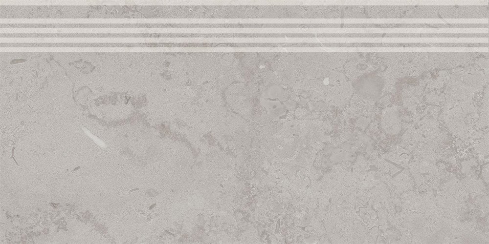 KERAMA MARAZZI DD205200R/GR Cтупень Про Лаймстоун серый натуральный обрезной 60х30 30x60x11