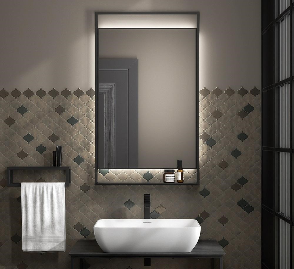 KERAMA MARAZZI PL.N.mi.P.60/BLK Зеркало PLAZA Next 60, черное матовое