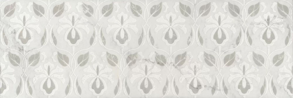 Декор Тубкаль белый глянцевый обрезной 30x89,5x0,9