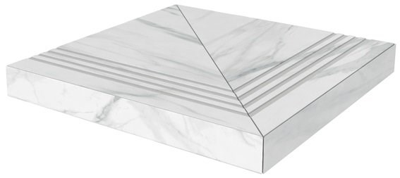 KERAMA MARAZZI SG507122R/GCA Ступень угловая клееная Монте Тиберио лаппатированный 33x33x0,9