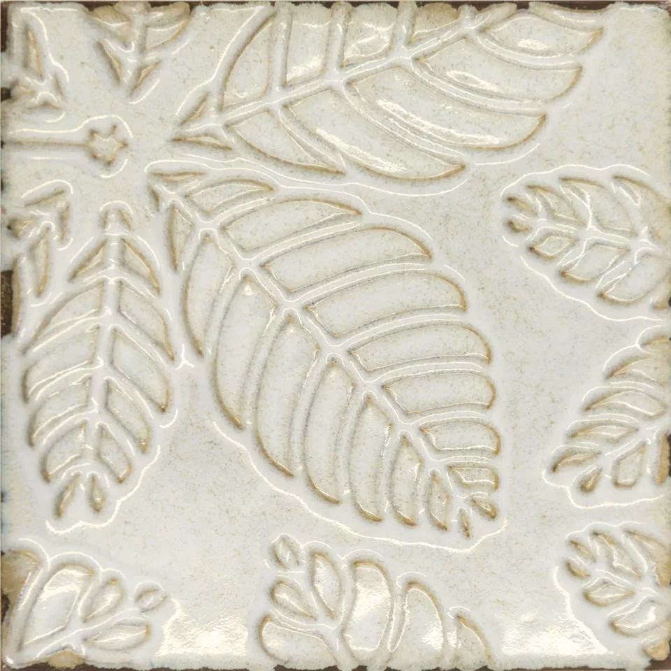 KERAMA MARAZZI KMD2SFB004BN Декор Агдаль 1 бежевый светлый глянцевый структура 15x15x0,9
