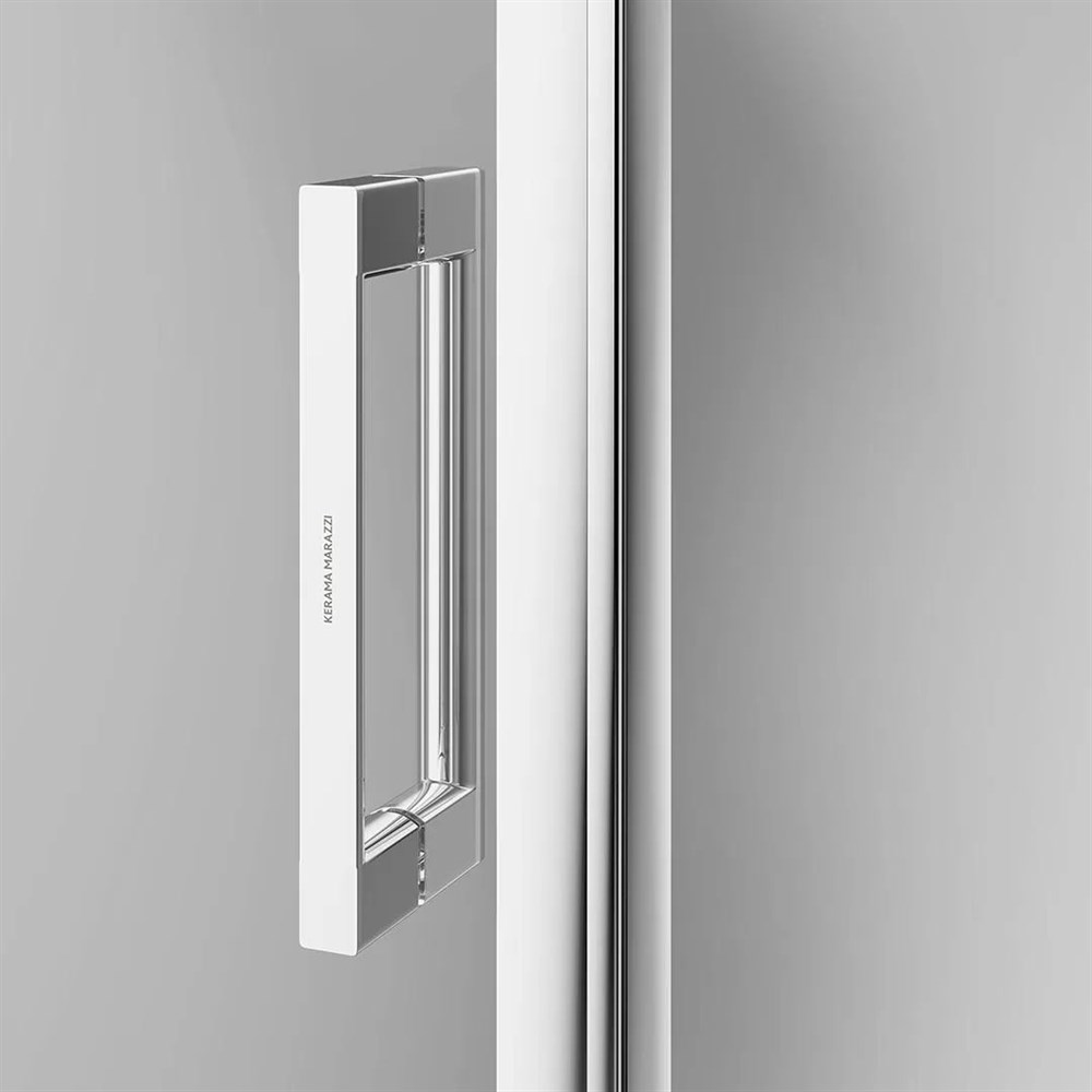 Душевая дверь LINDO, раздвижная с функцией soft close, 100х195, хром