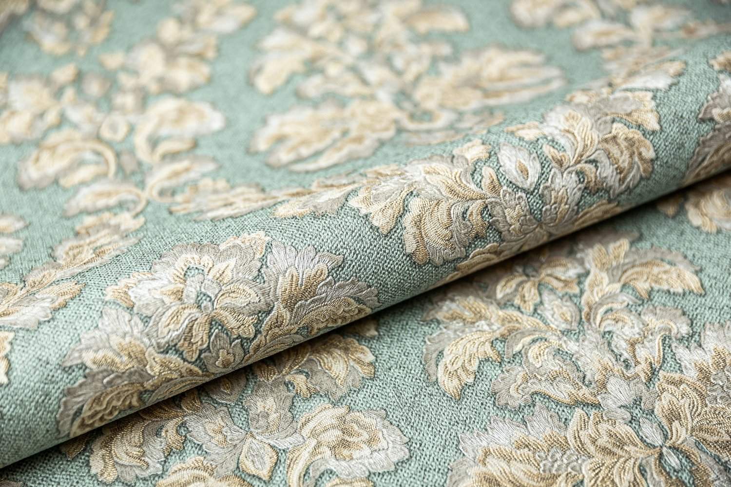 Обои виниловые Палаццо мотив, зеленый