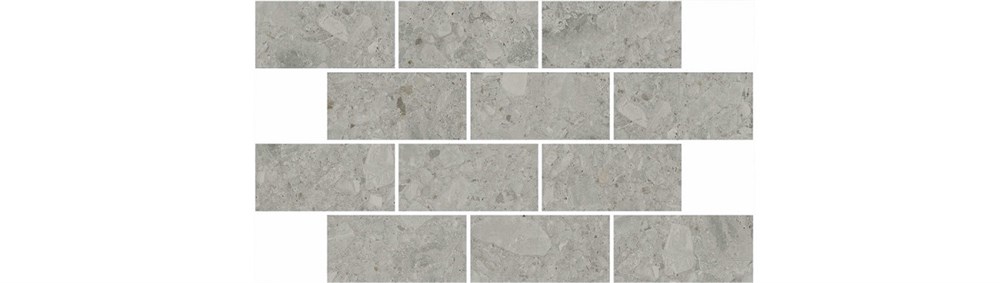 KERAMA MARAZZI DD606020/MM Декор Чеппо ди Гре мозаичный серый матовый обрезной 34,6x20x0,9